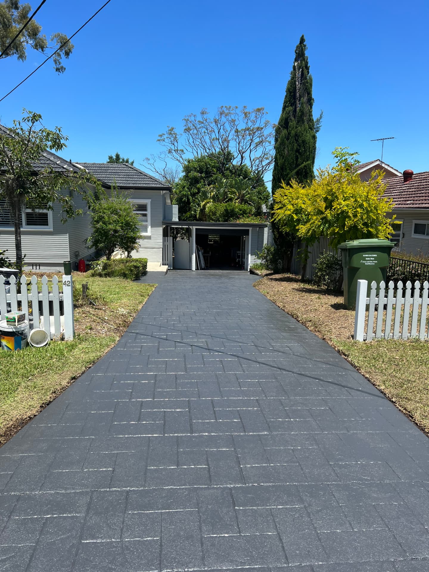 Driveway after BRIMO coating